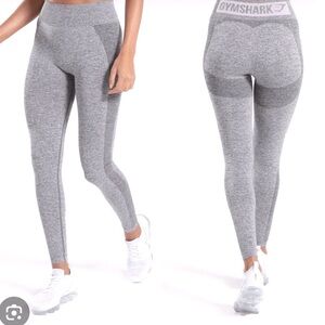NWOT Gymshark Flex High Waisted Leggings in Heather Grey Size Small